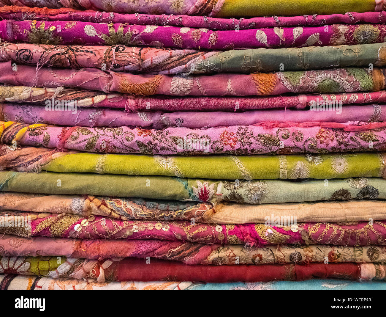 Indian fabrics hires stock photography and images Alamy
