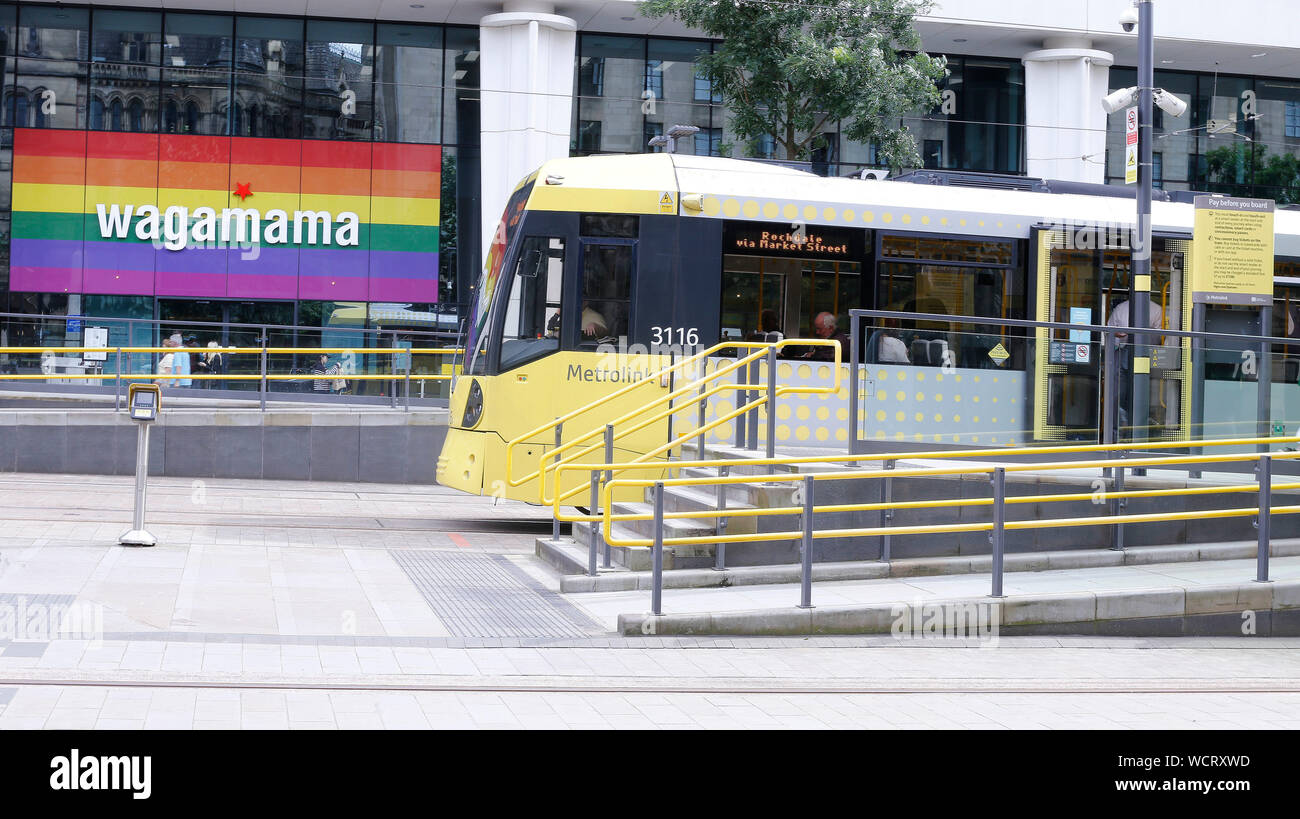 St Peters Square, Manchester Stock Photo