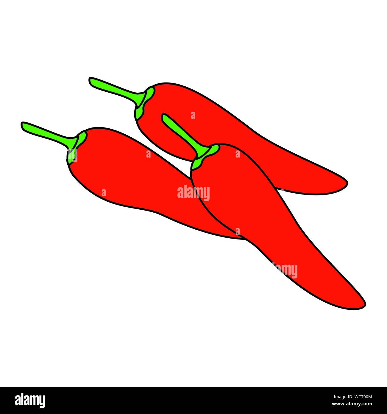 Isolated pepper vector design Stock Vector Image & Art - Alamy