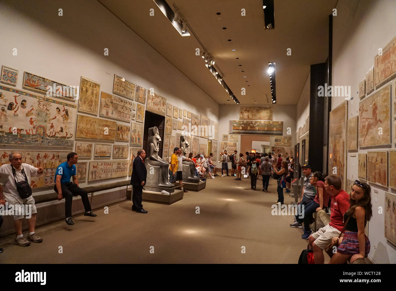 Egyptian findings in the Metropolitan Museum of Art, the largest art museum in the United States