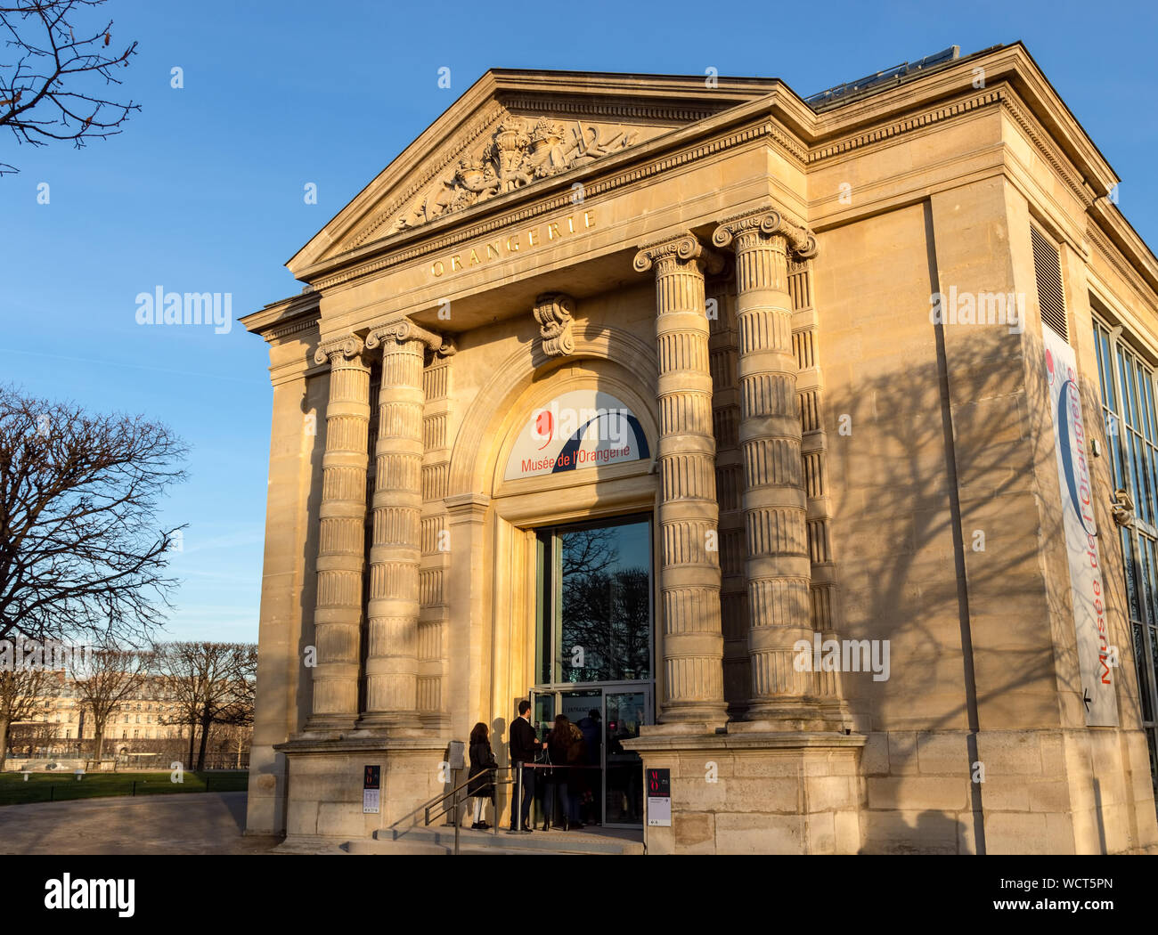 Musee de l'Orangerie in Paris, France. Stock Photo