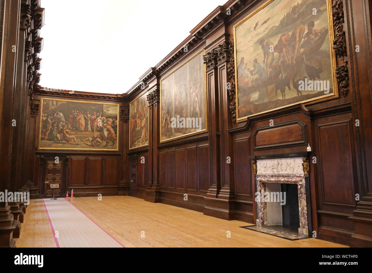Raphael Cartoon Gallery, Hampton Court Palace, East Molesey, Surrey, England, Great Britain, United Kingdom, UK, Europe Stock Photo