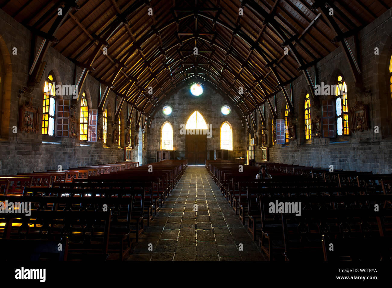 The Interior Of Notre Dame De Lourdes Church In Quatre Bornes Mauritius July 7 10 Stock Photo Alamy