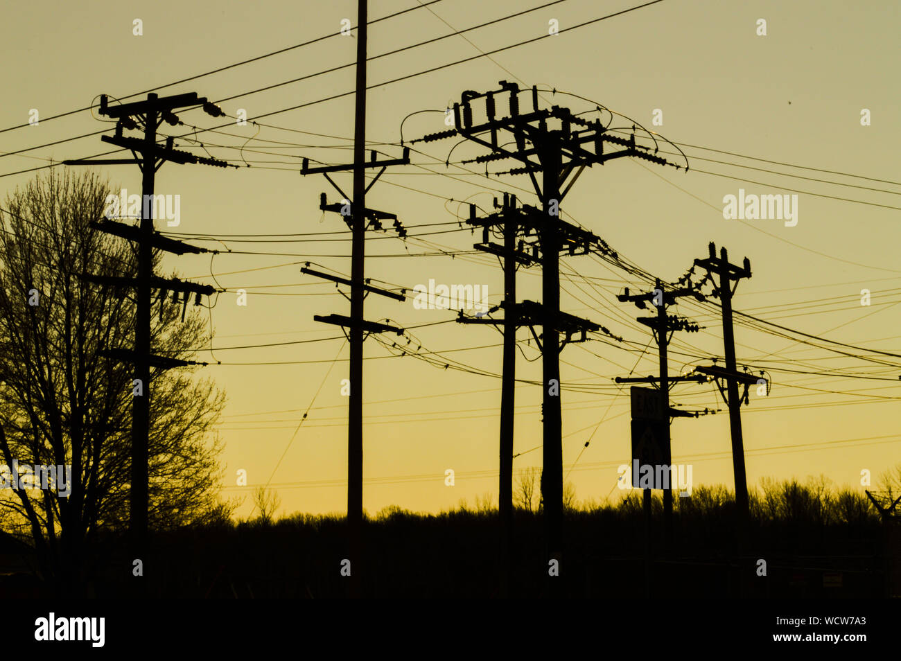 Yellow pylons hires stock photography and images Alamy