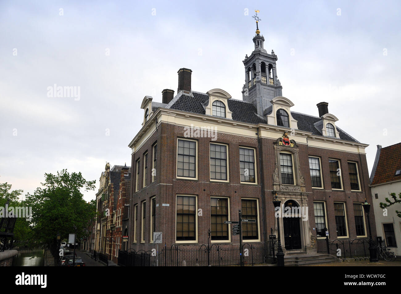 Town hall, downtown, Edam, Netherlands, Europe Stock Photo