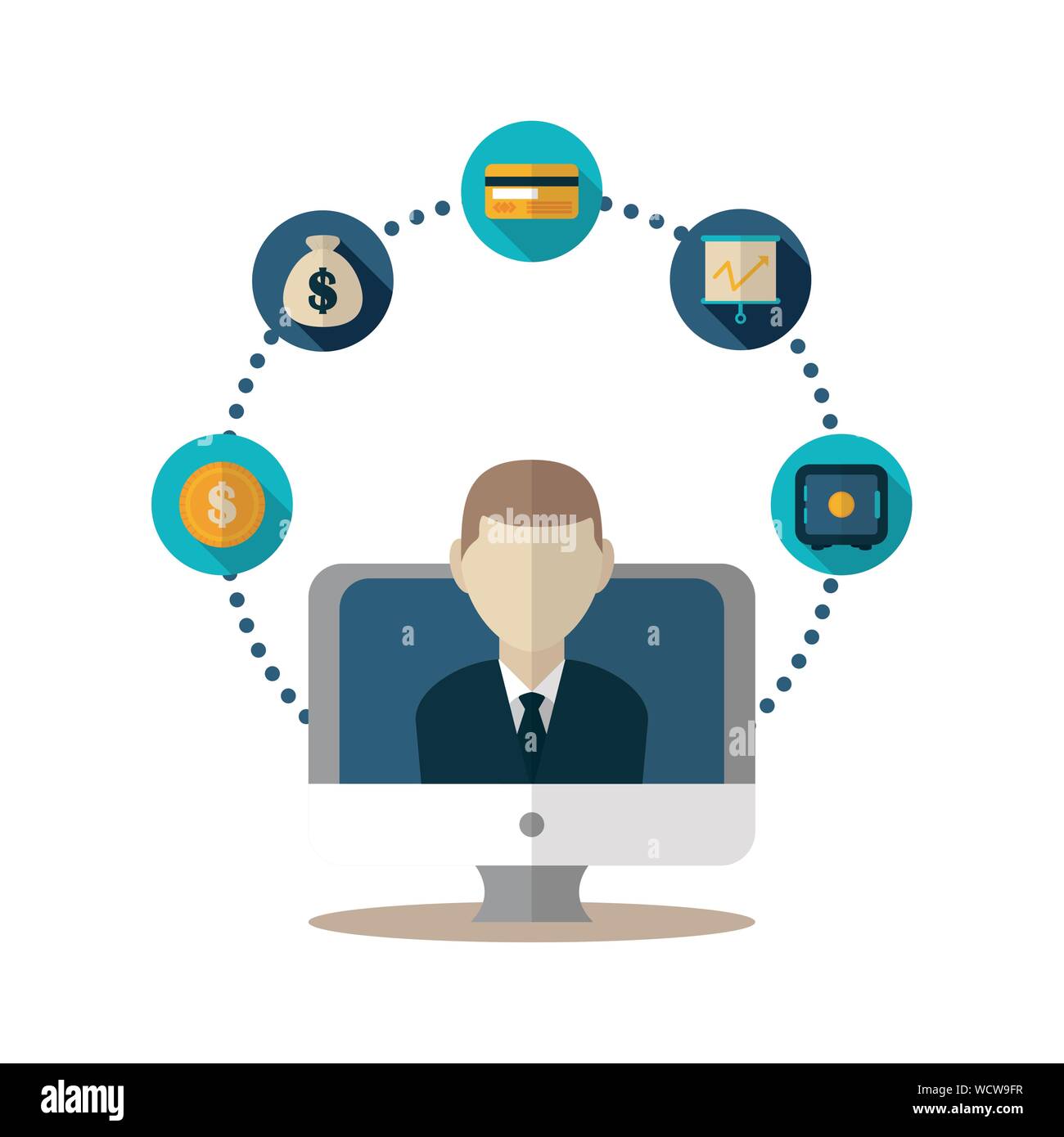 Isolated money icon set vector design Stock Vector Image & Art - Alamy