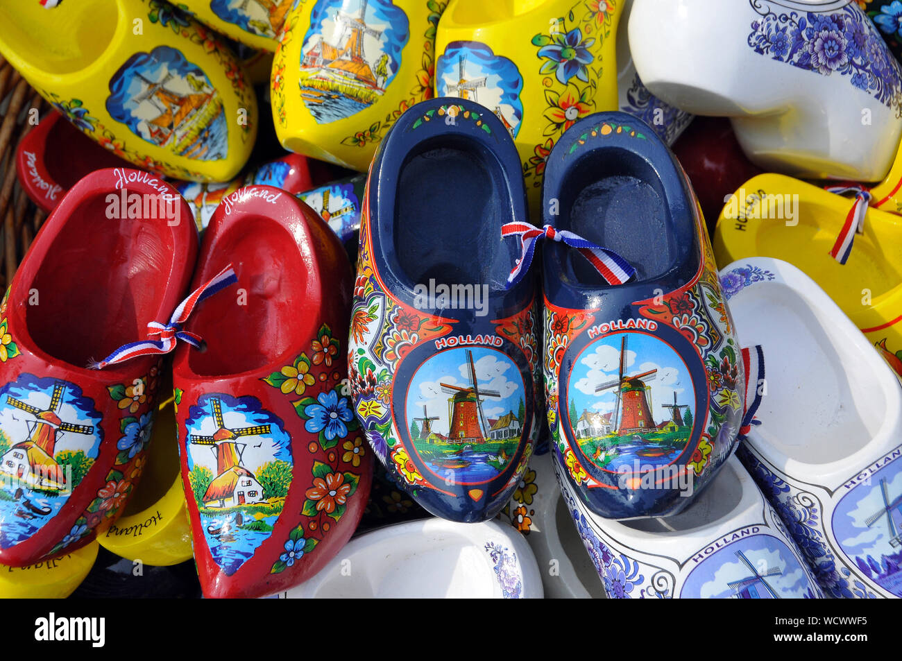 clogs, klompen, Keukenhof, Netherlands, Europe Stock Photo