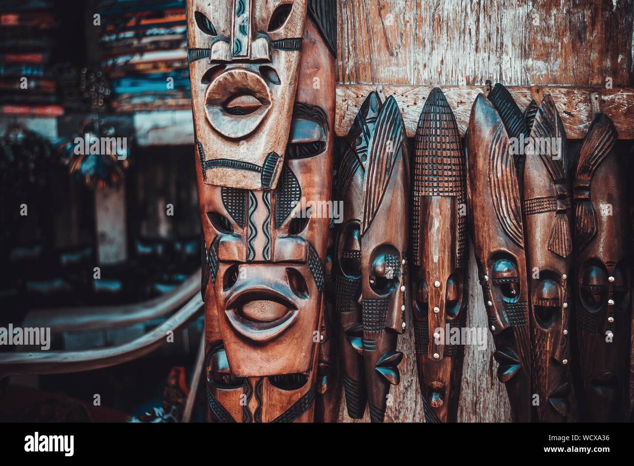 Wooden mask for sale hires stock photography and images Alamy