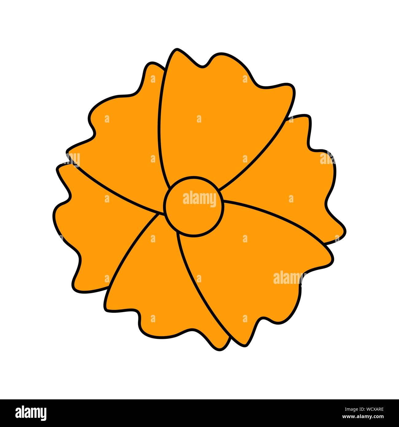 Isolated flower ornament design Stock Vector Image & Art - Alamy