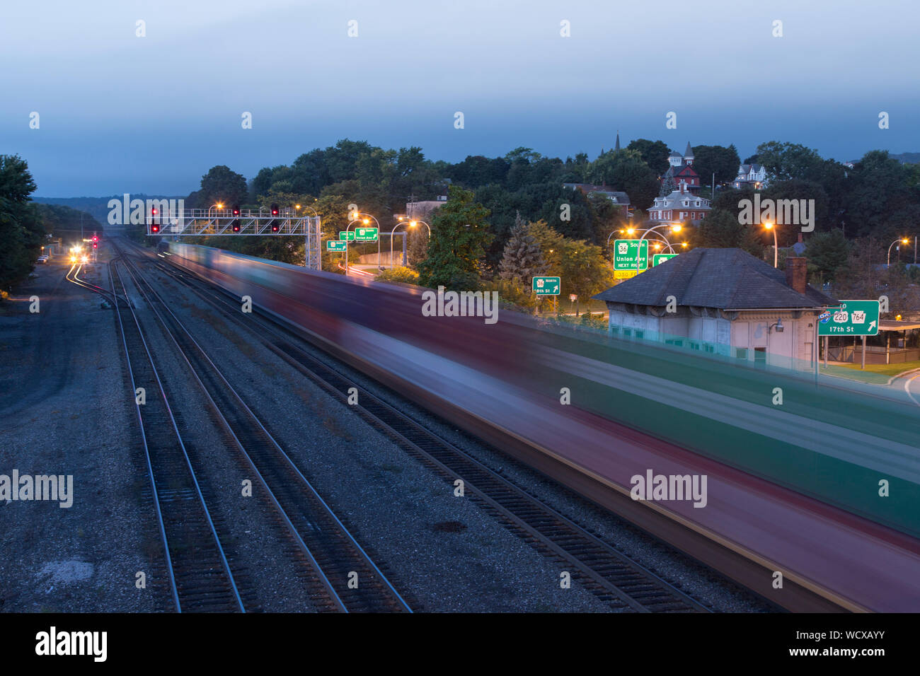 norfolk southern train in pennsylvania alamy stock photo