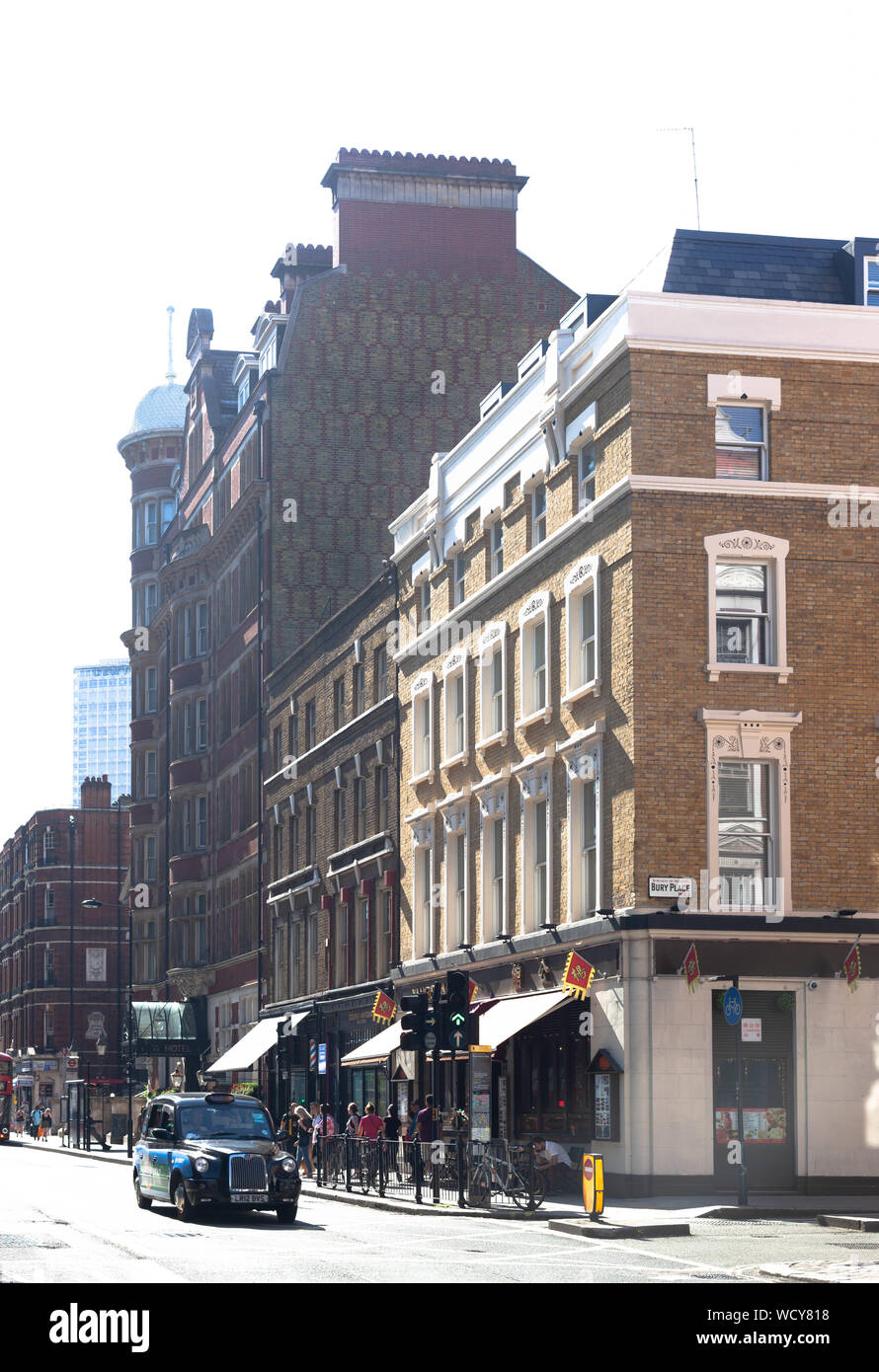 Bloomsbury Way street scene, Holborn, London WC1A, England, UK. Stock Photo