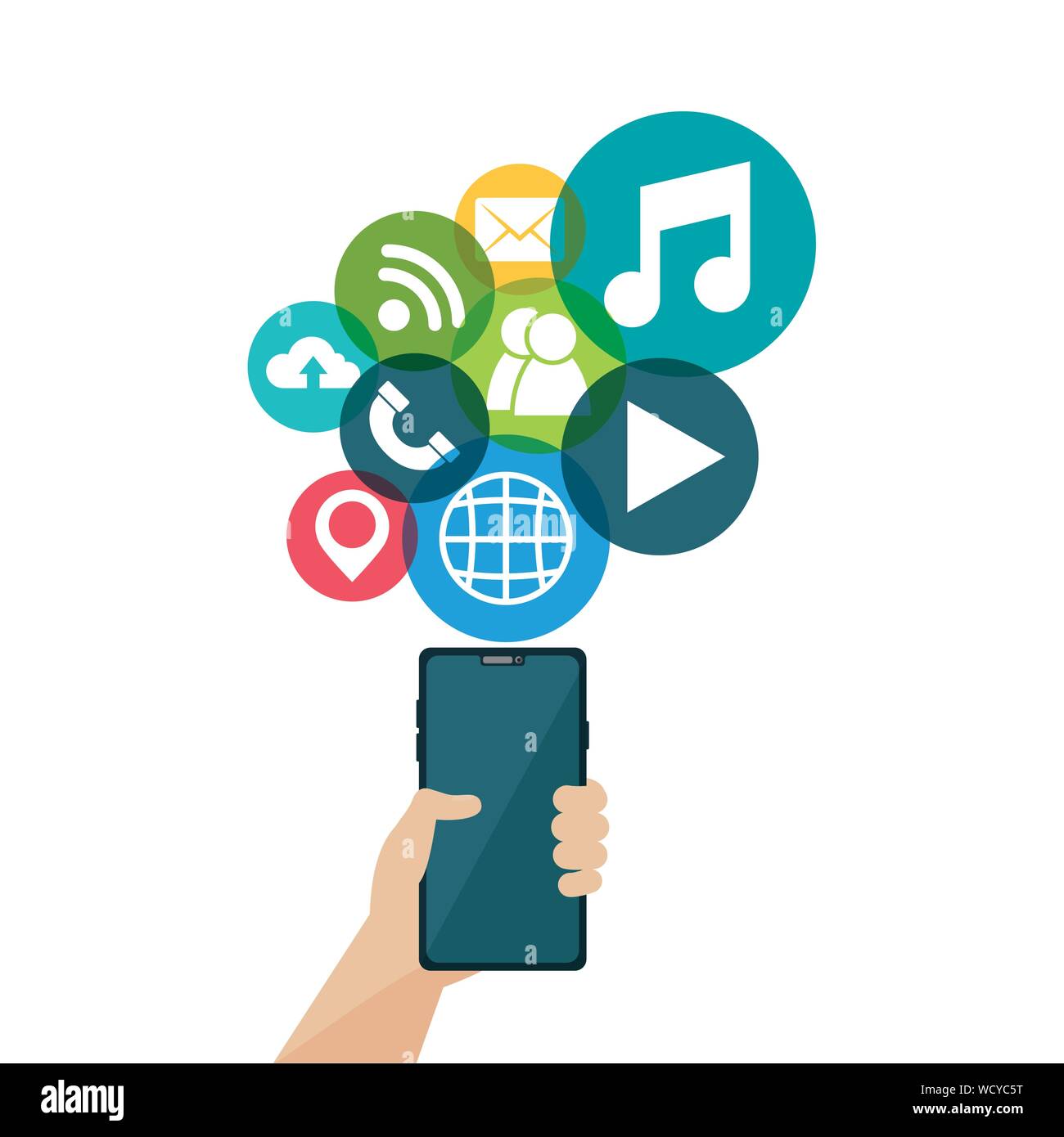 Social media and multimedia design Stock Vector Image & Art Alamy