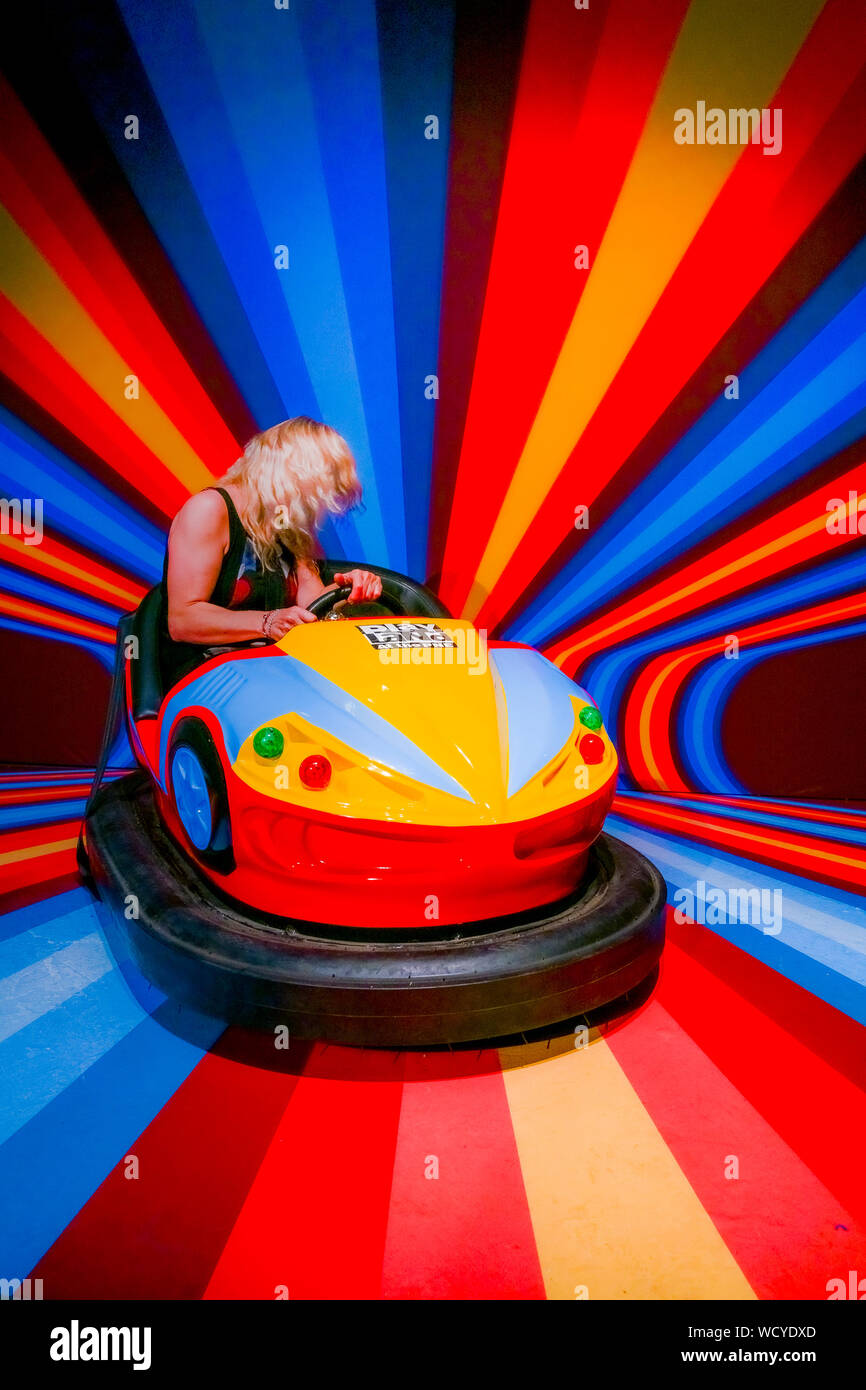 Snap Happy Selfie Photo experience, PNE Fair,  Pacific National Exhibition, Hastings Park, Vancouver, British Columbia, Canada Stock Photo