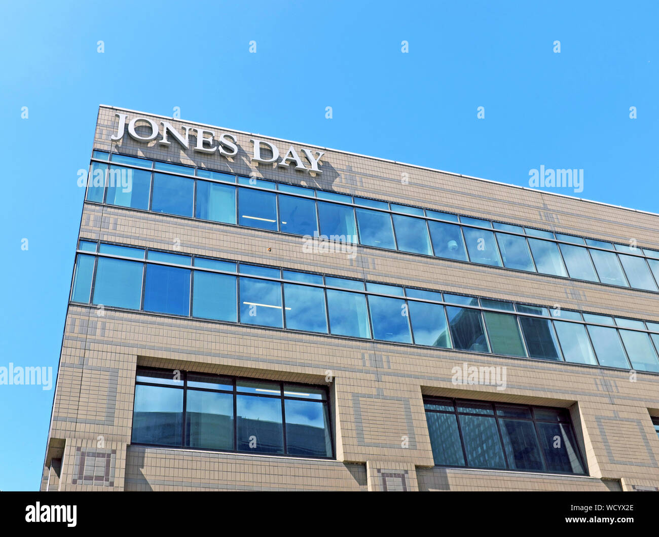Jones Day, the international law firm, headquarters building in downtown Cleveland, Ohio, USA. Stock Photo