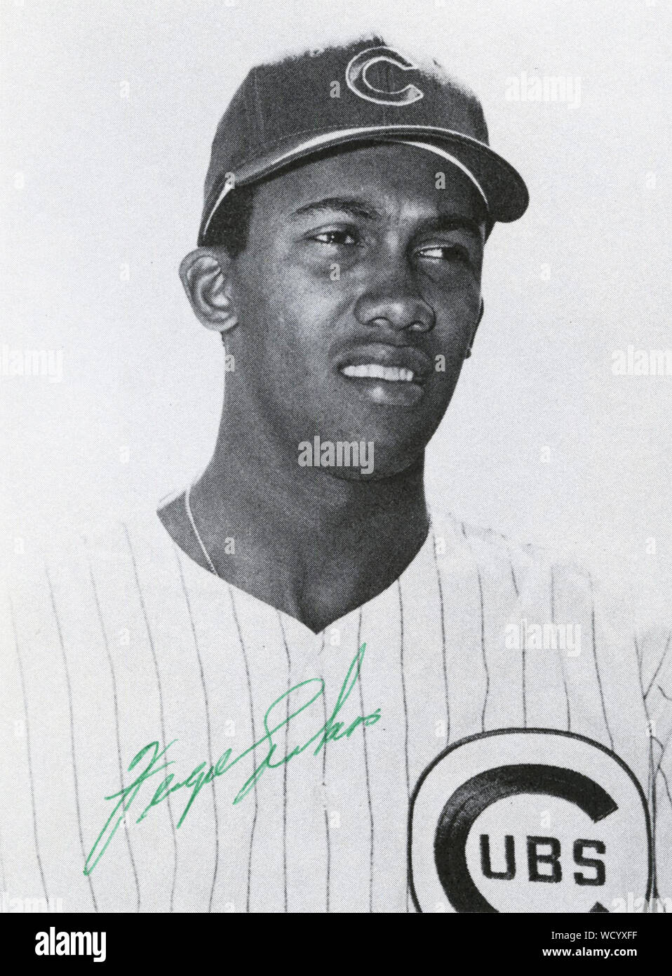 Fergie Jenkins  was a star baseball player with the Chicago Cubs and other teams in the 1960s through 1980s. Stock Photo