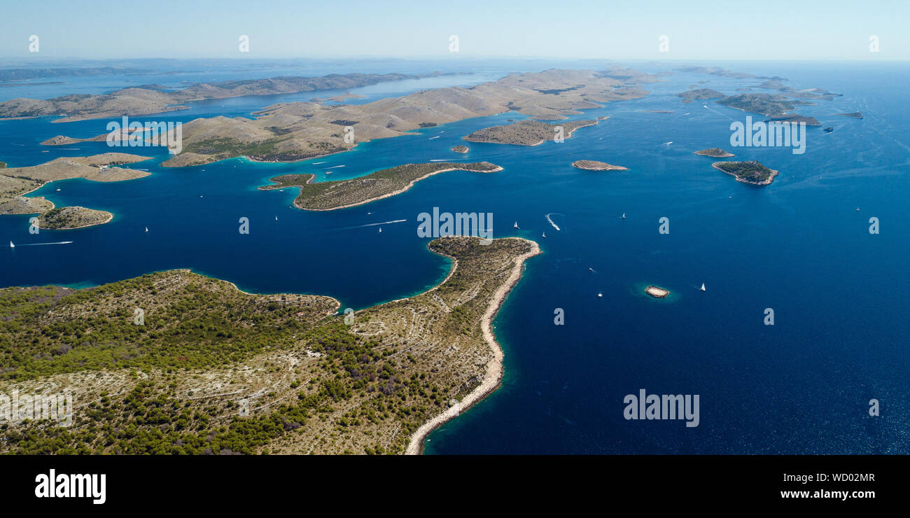 kornati-national-park-croatia-aerial-hi-res-stock-photography-and
