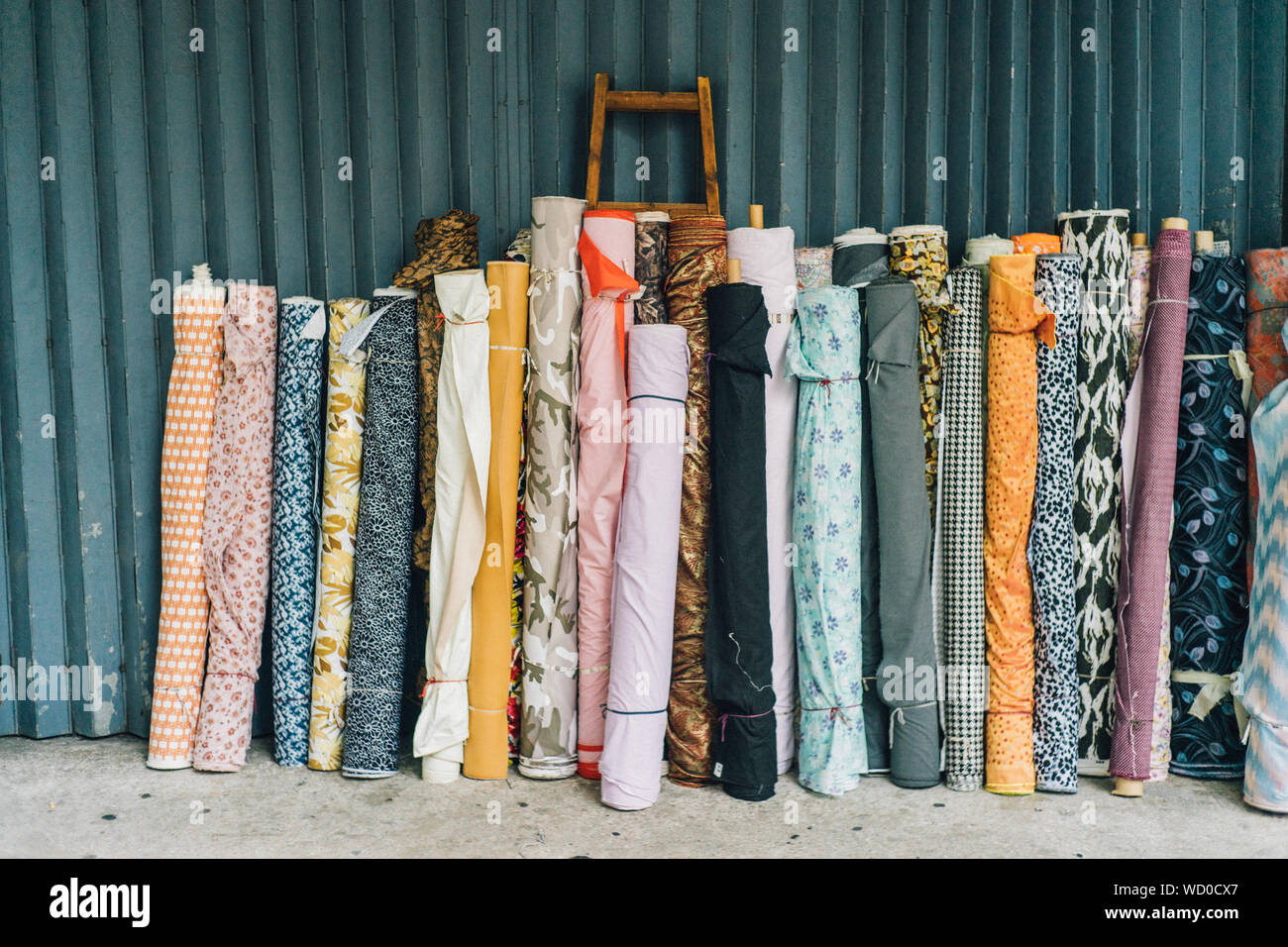 Fabric rolls hires stock photography and images Alamy