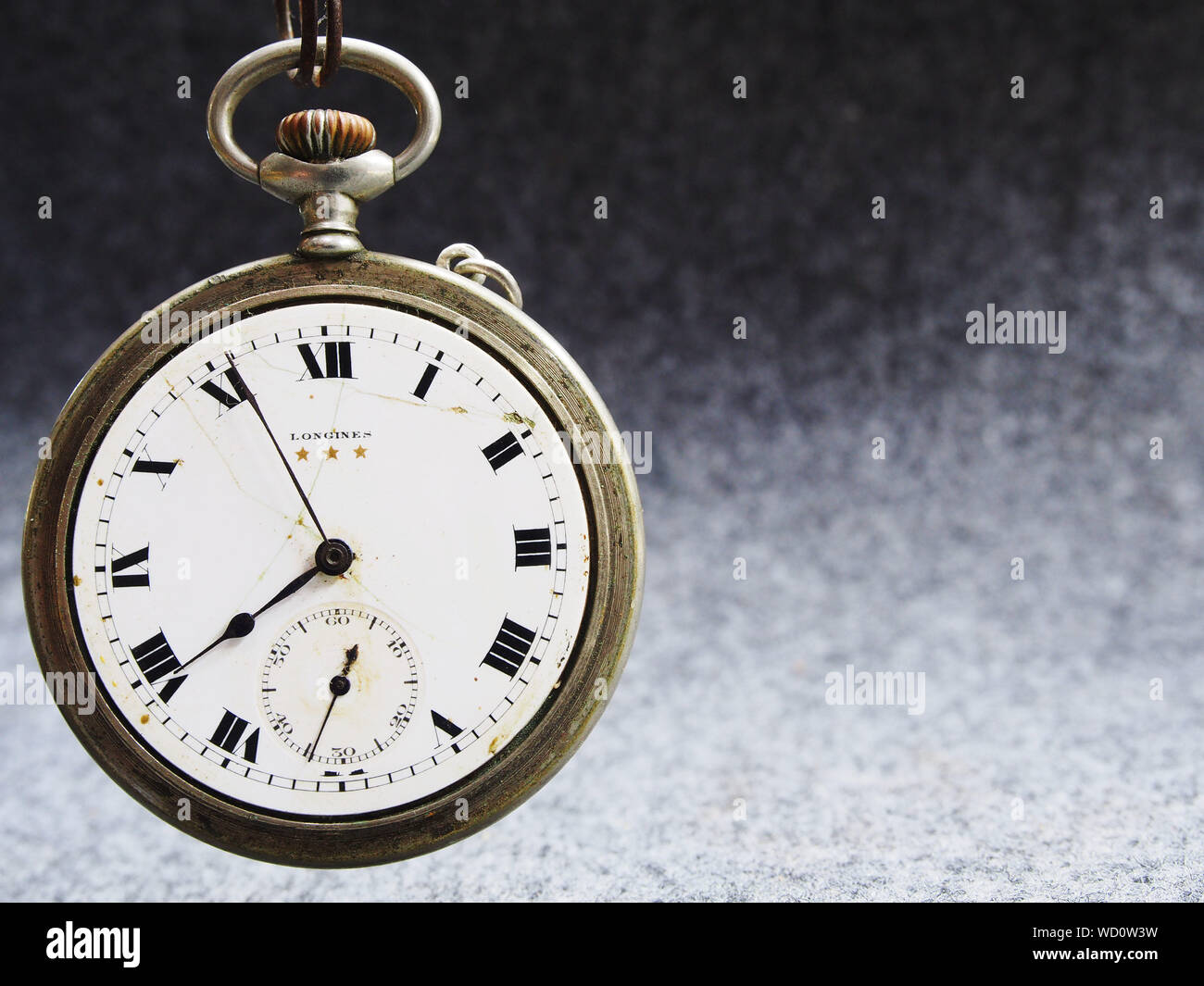 longines silver pocket watch
