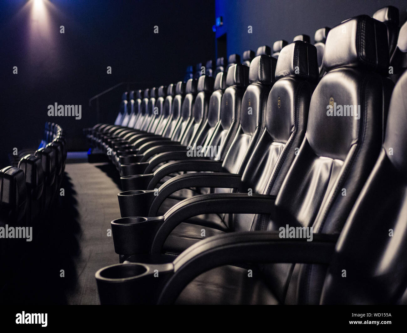Black Seats High Resolution Stock Photography and Images - Alamy