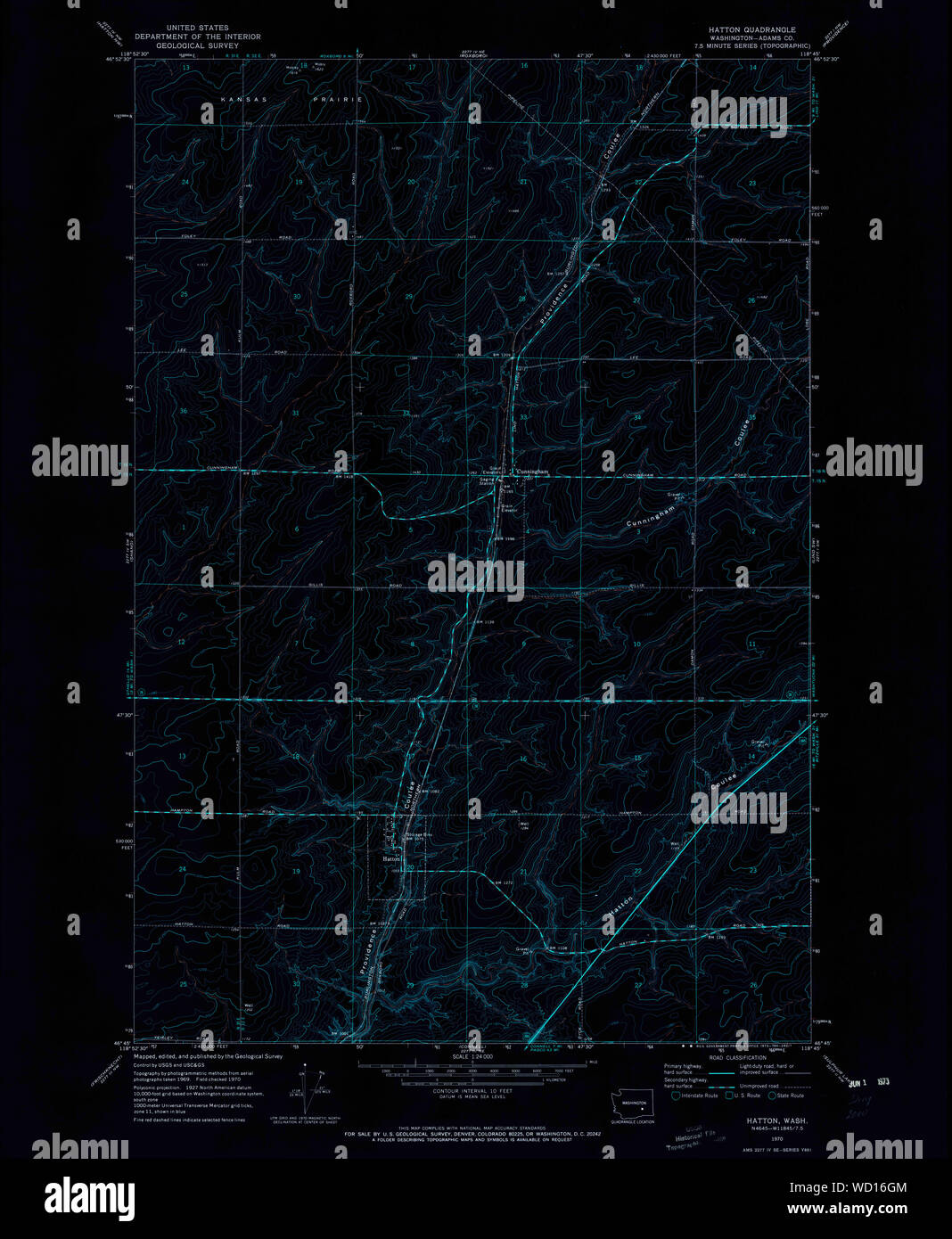 Map of hatton hires stock photography and images Alamy