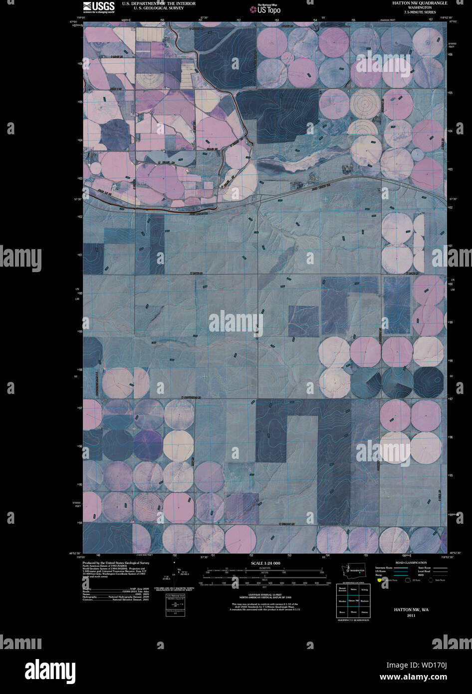 Map of hatton hires stock photography and images Alamy