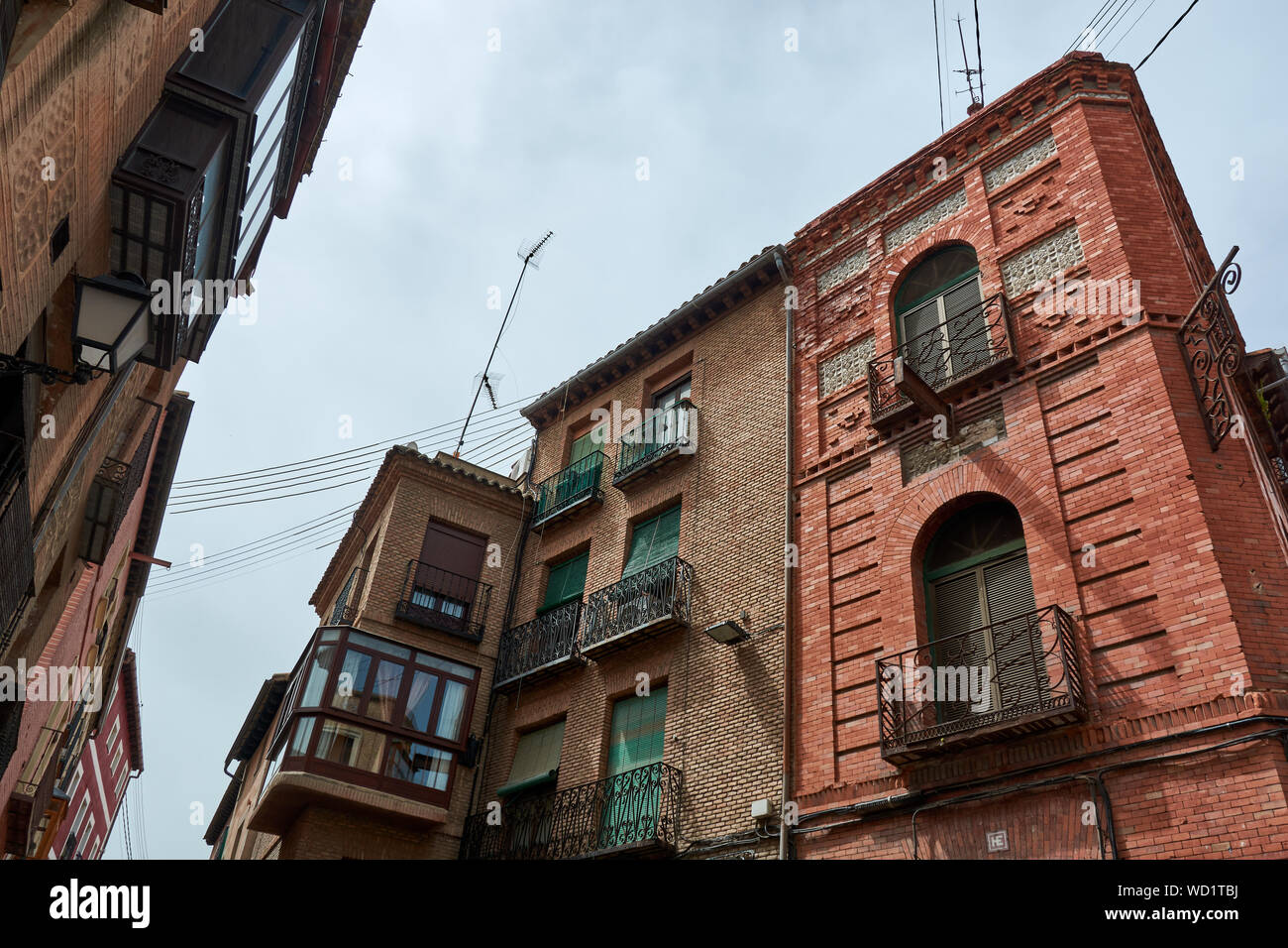 TOLEDO, SPAIN - APRIL 24, 2018: Picturesque architecture on the streets of Toledo. Stock Photo