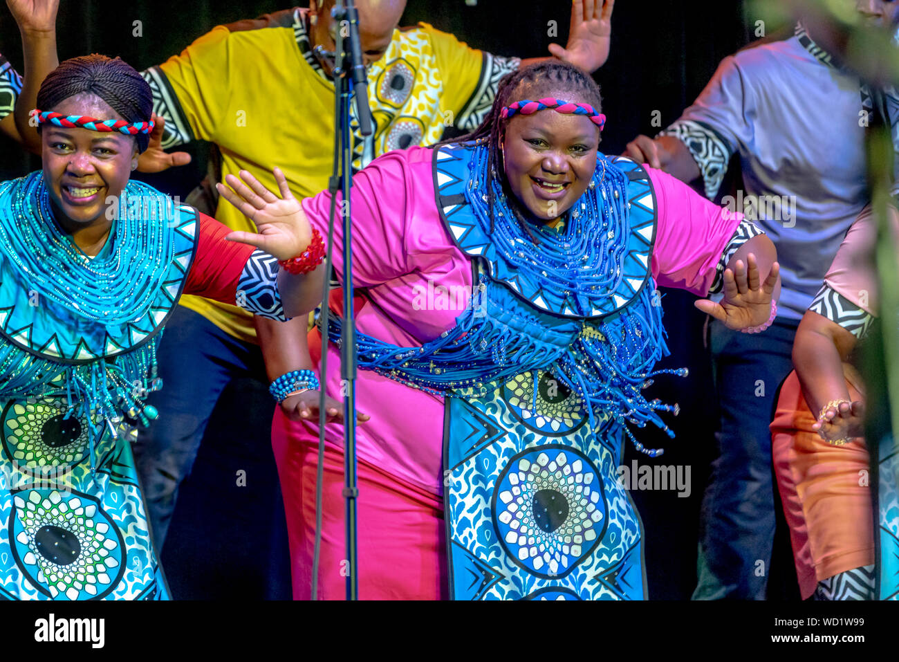 Soweto Gospel Choir at Adelaide Fringe season, Adelaide, Australia Stock Photo