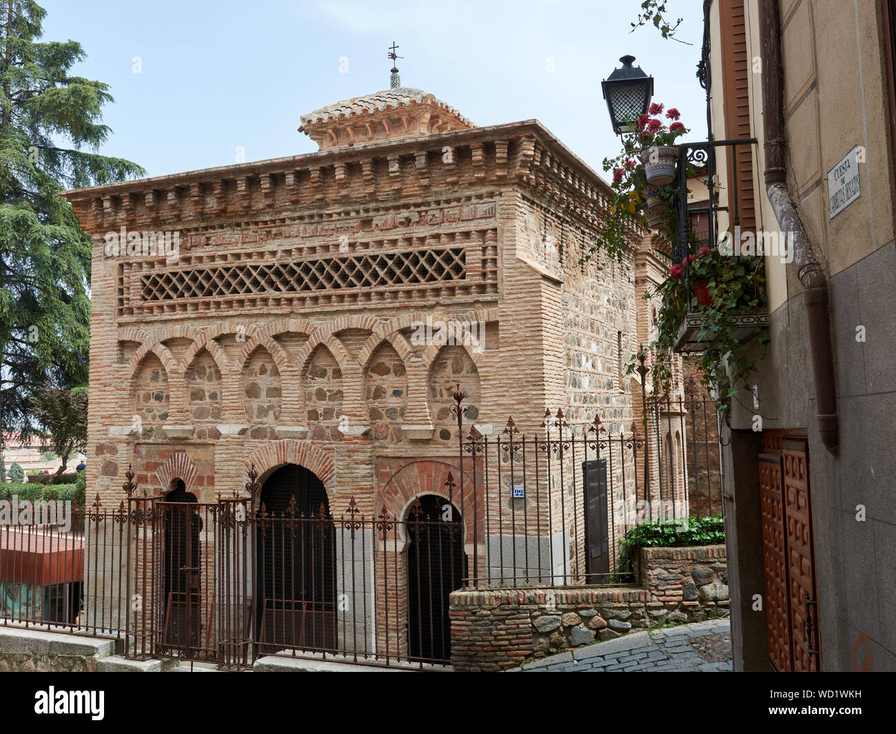 TOLEDO, SPAIN - APRIL 24, 2018: Mosque Cristo de la Luz in Toledo. Stock Photo