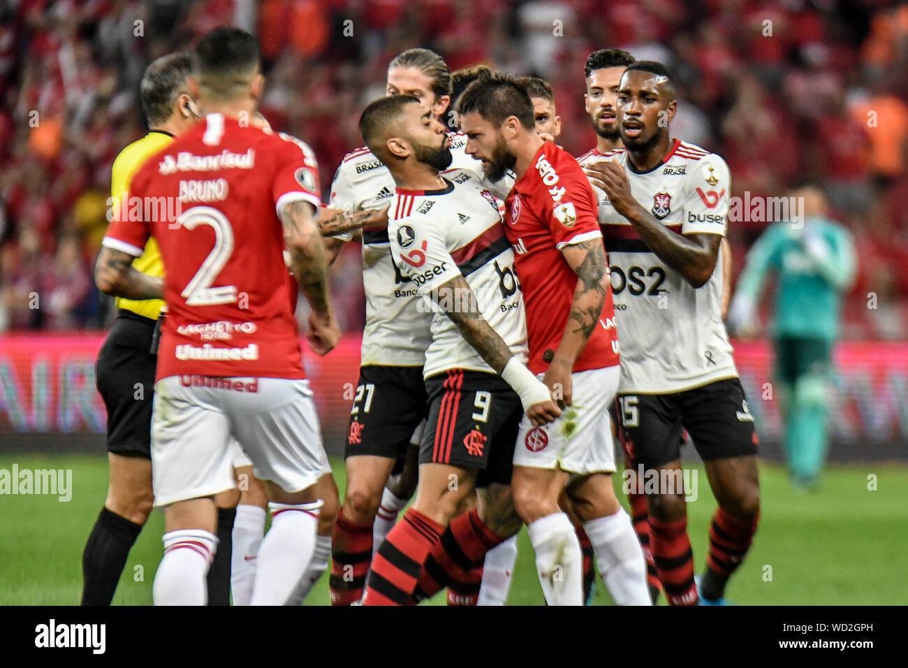 Porto Alegre Brazil 28th Aug 2019 During Internacional Vs Flamengo Match Valid For The Quarterfinals Of