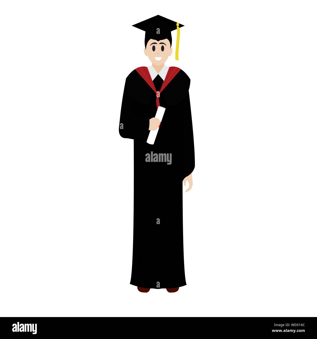 Cap and gown day Cut Out Stock Images & Pictures - Alamy