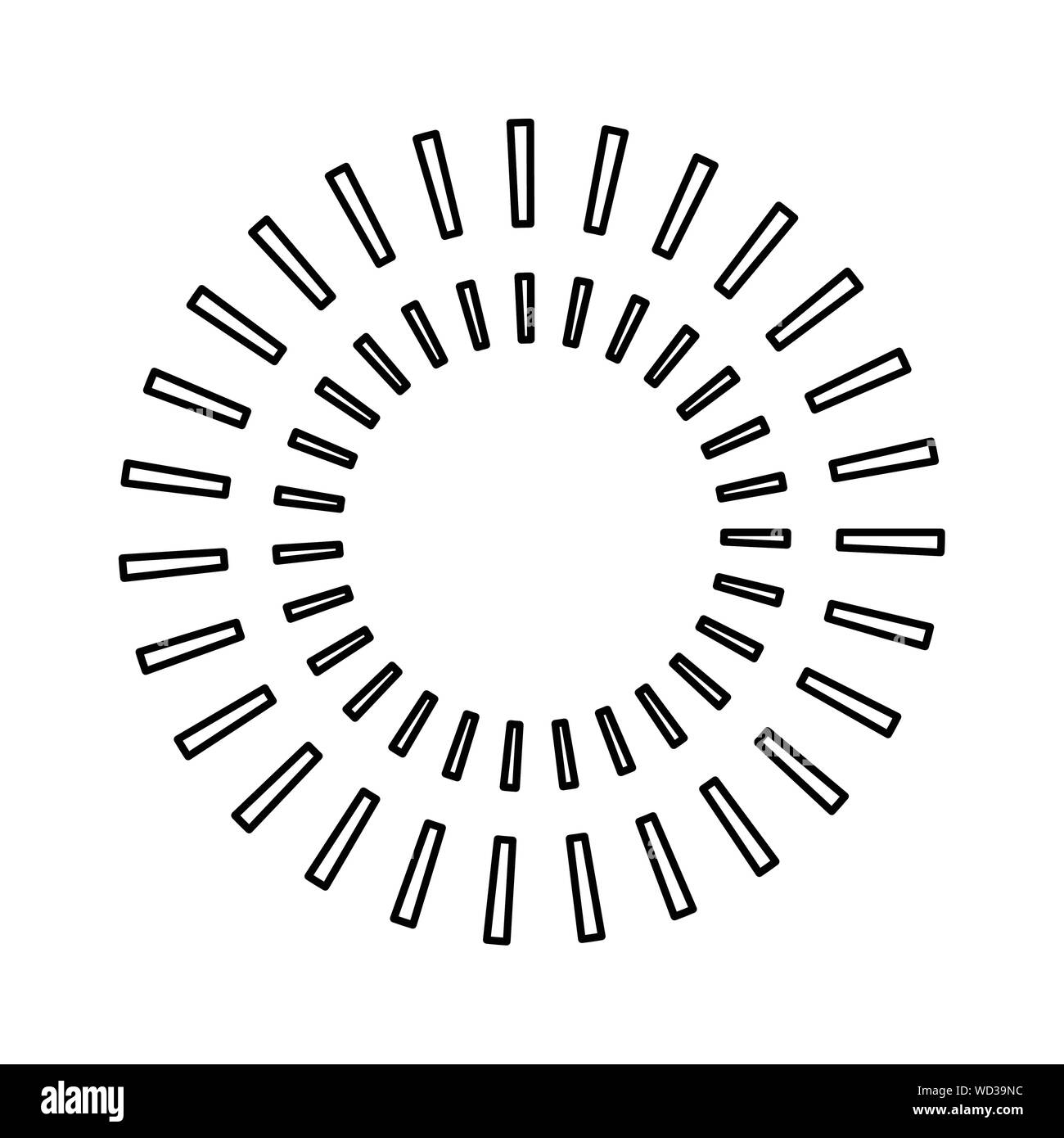 Striped circle vector design Stock Vector Image & Art - Alamy