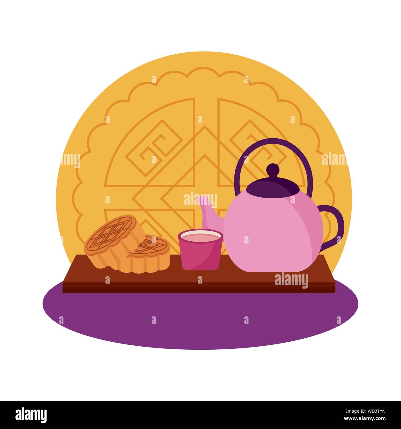 Mid autumn festival vector design Stock Vector Image & Art - Alamy