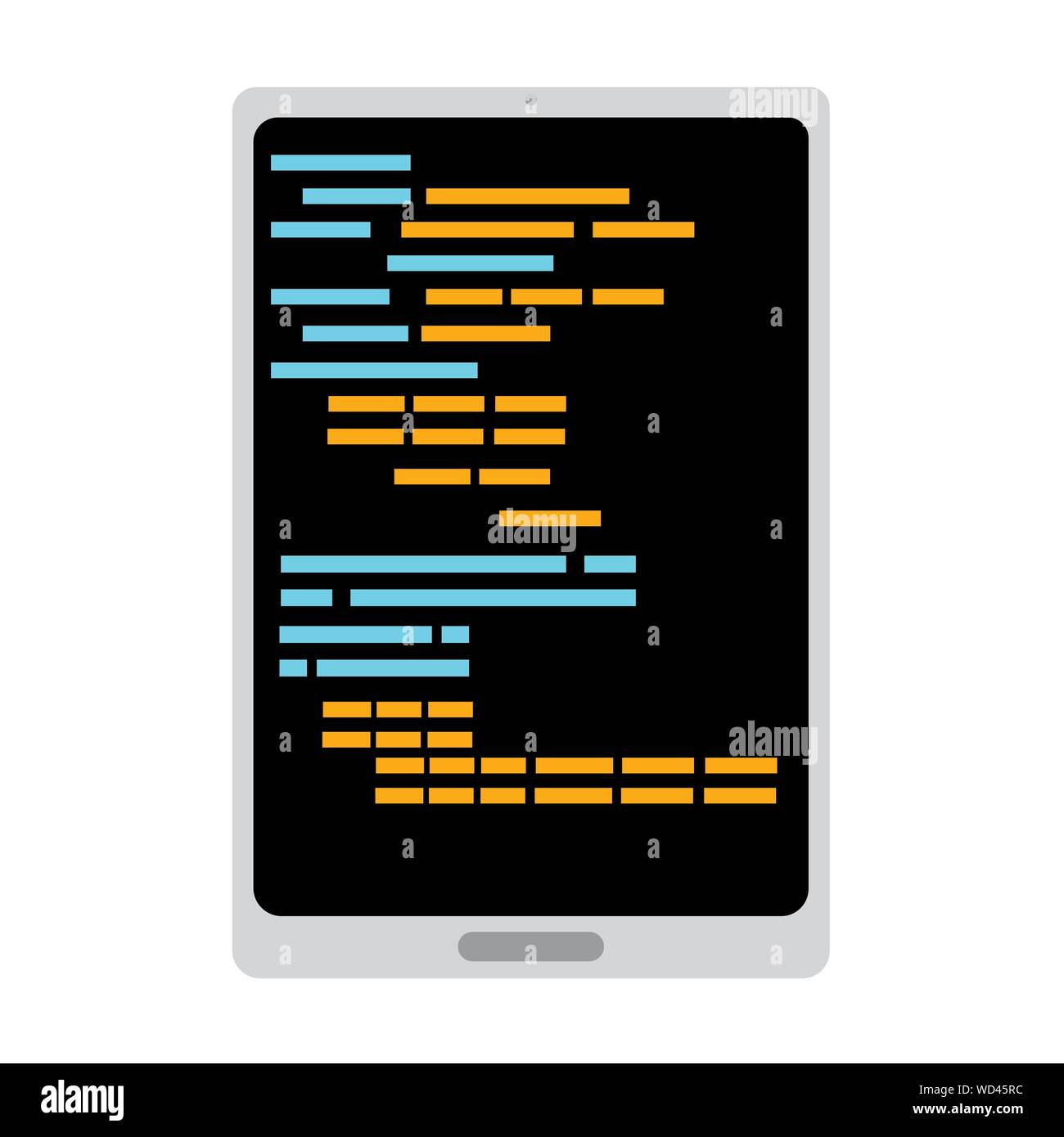Program code image Stock Vector