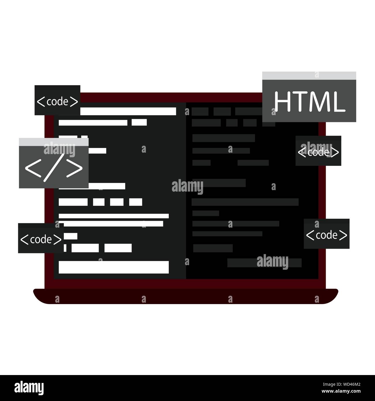 Program code image Stock Vector Image & Art - Alamy