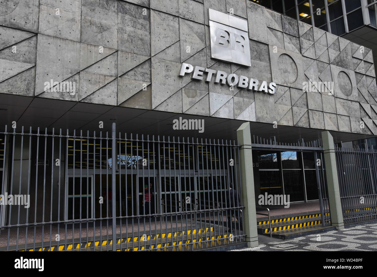 RIO DE JANEIRO, BRAZIL, NOVEMBER, 06, 2019: Petrobras headquarters in downtown Rio de Janeiro Stock Photo