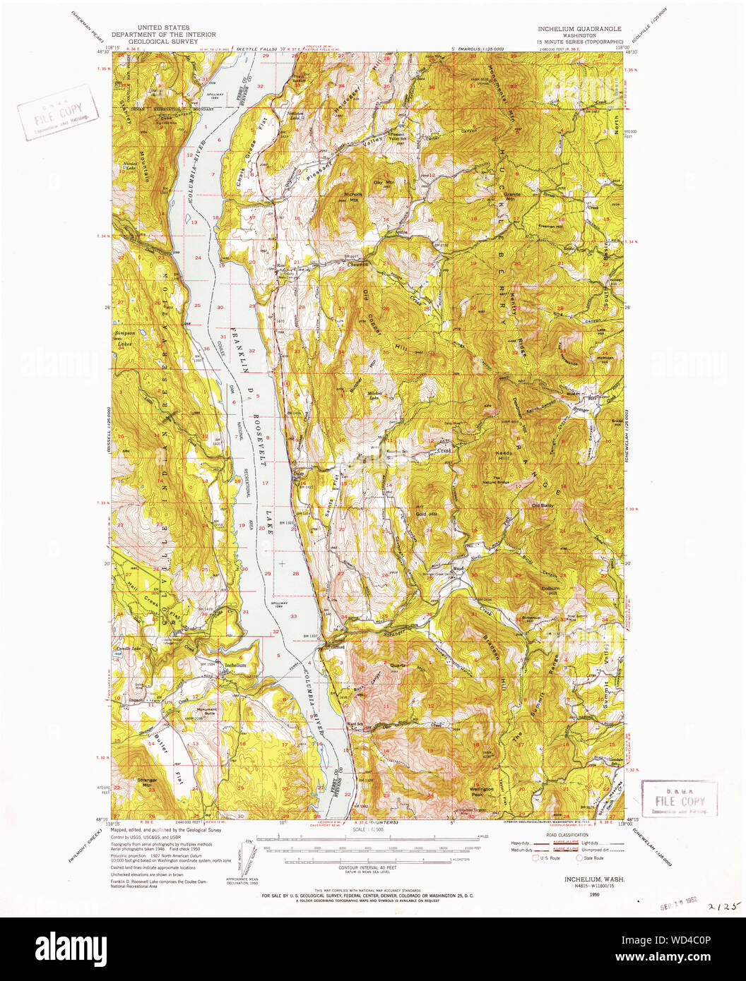 Map of inchelium washington hires stock photography and images Alamy