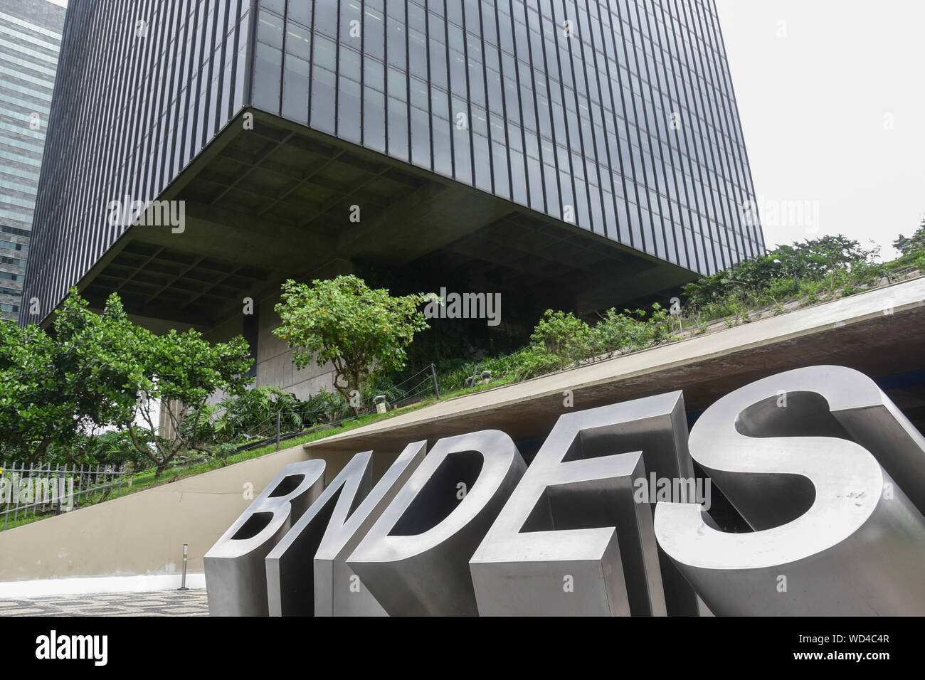RIO DE JANEIRO, BRAZIL, NOVEMBER, 6, 2018: BNDES (National Bank for Social Development) headquarters in the center of Rio de Janeiro Stock Photo