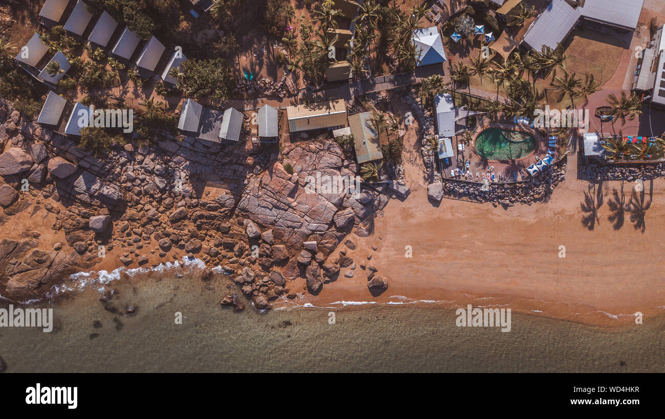 Beach drone view hi-res stock photography and images - Alamy