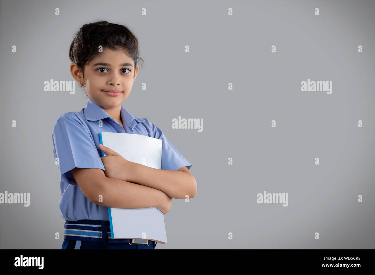Indian school girl student book hi-res stock photography and images - Alamy