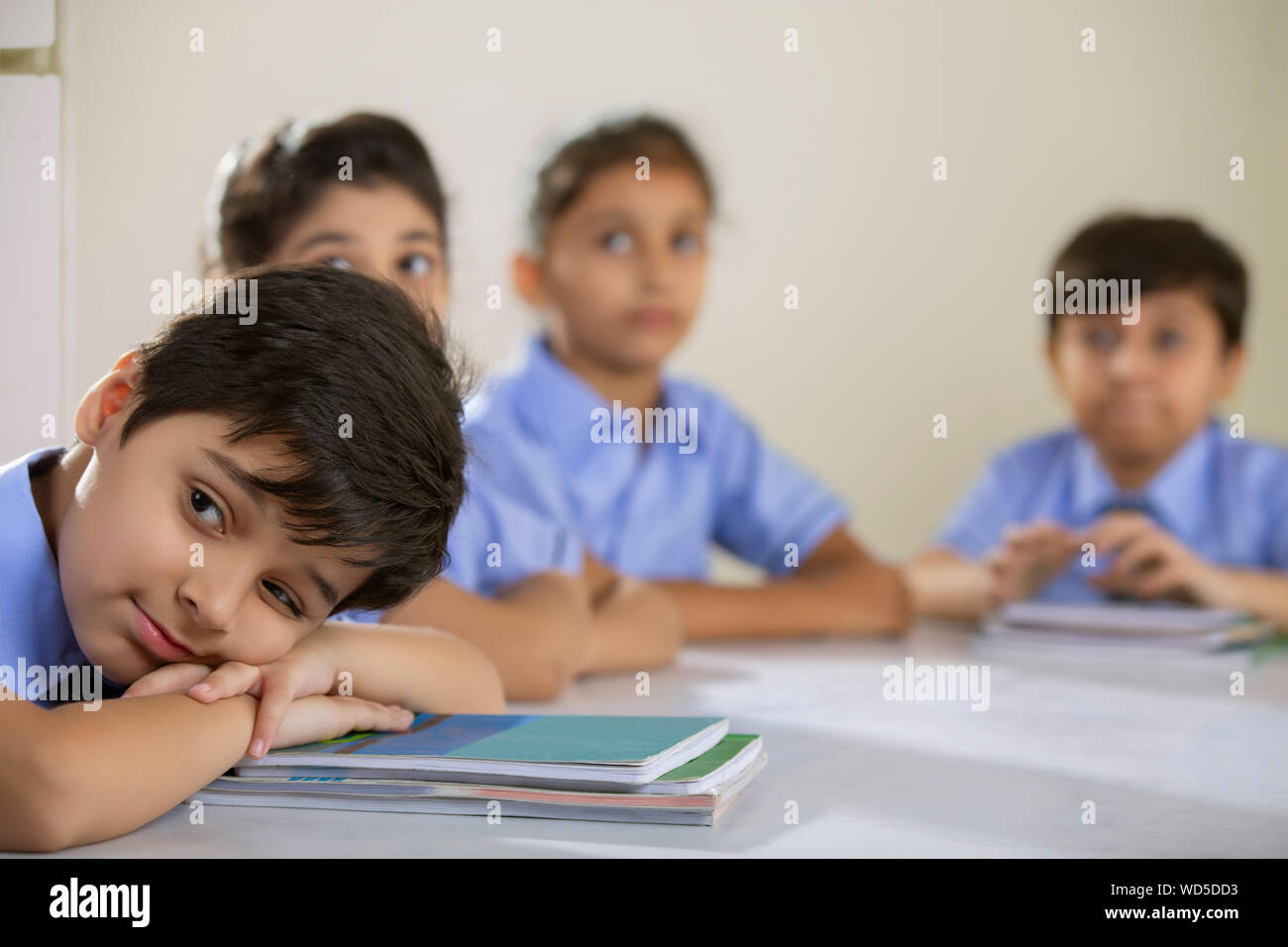 children sitting in a classroom Stock Photo - Alamy