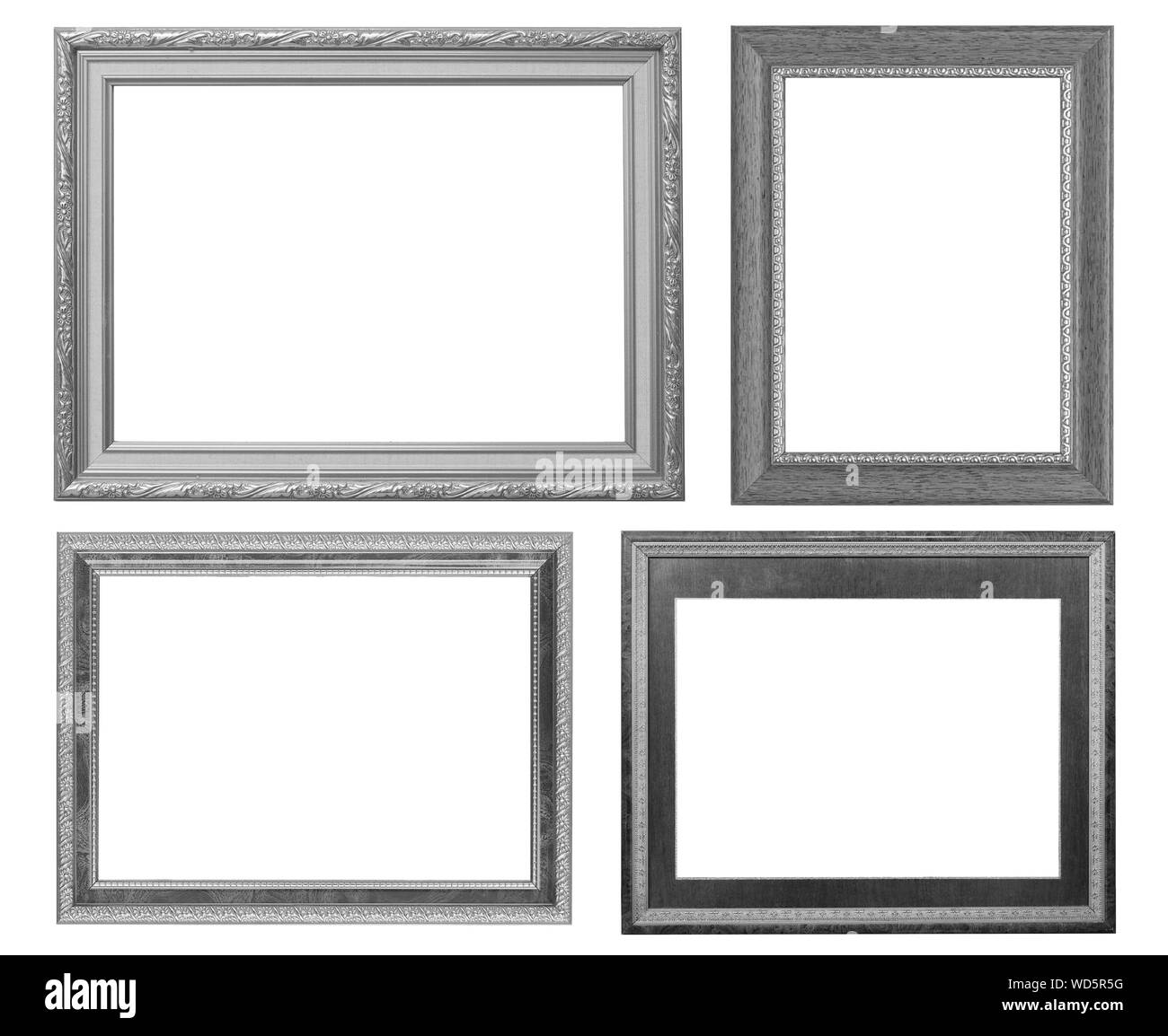 Picture Frames On Wall Stock Photo Alamy