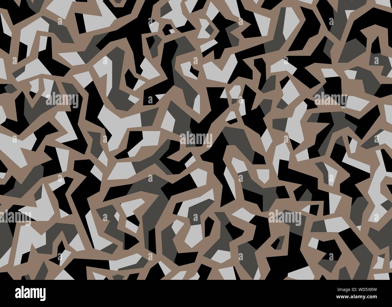 Modern Camouflage seamless pattern. Vector background illustration. For ...
