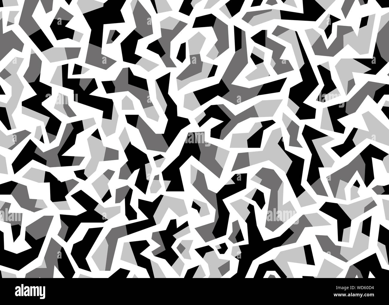 Modern Camouflage seamless pattern. Vector background illustration. For ...