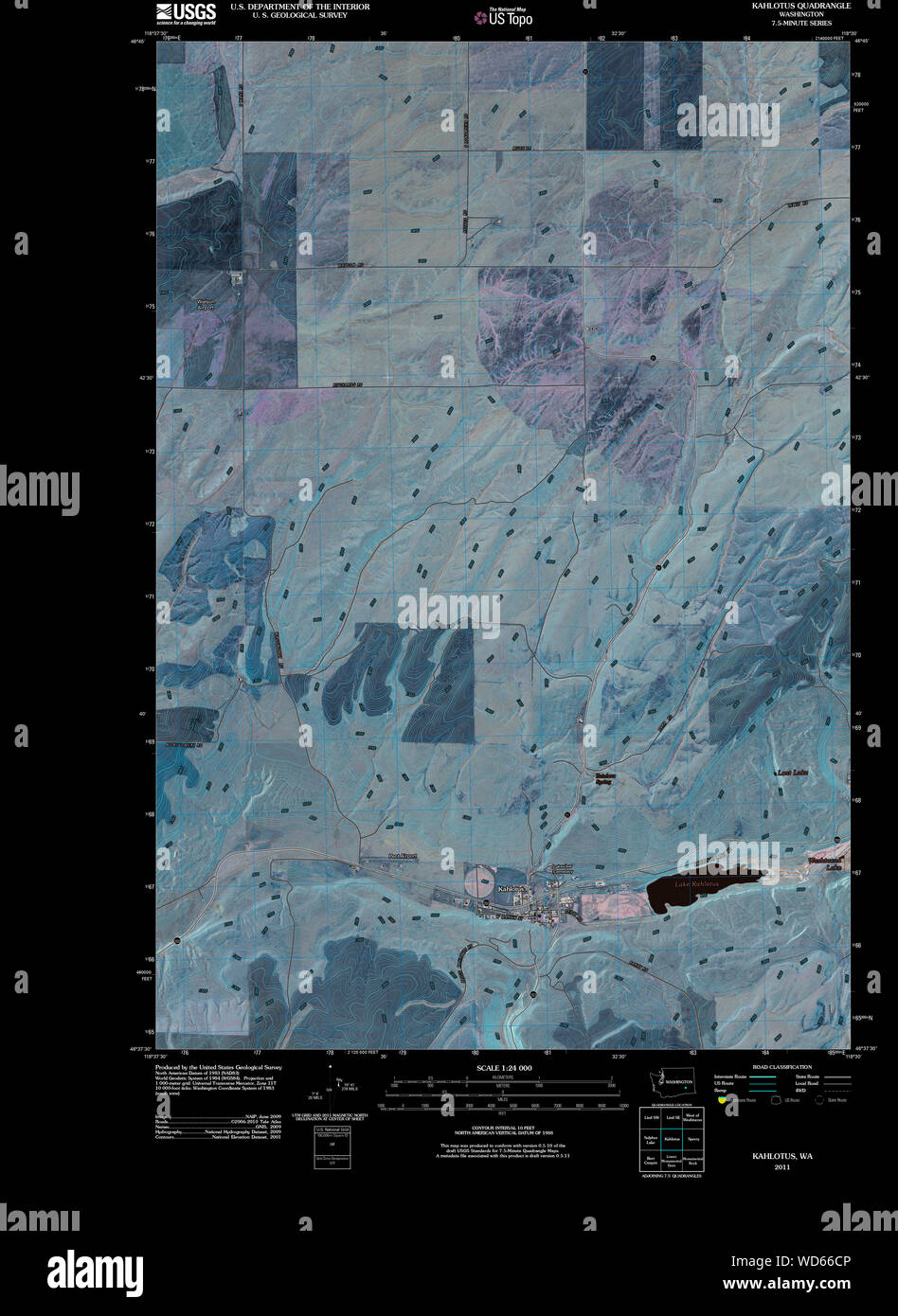 Kahlotus map hires stock photography and images Alamy