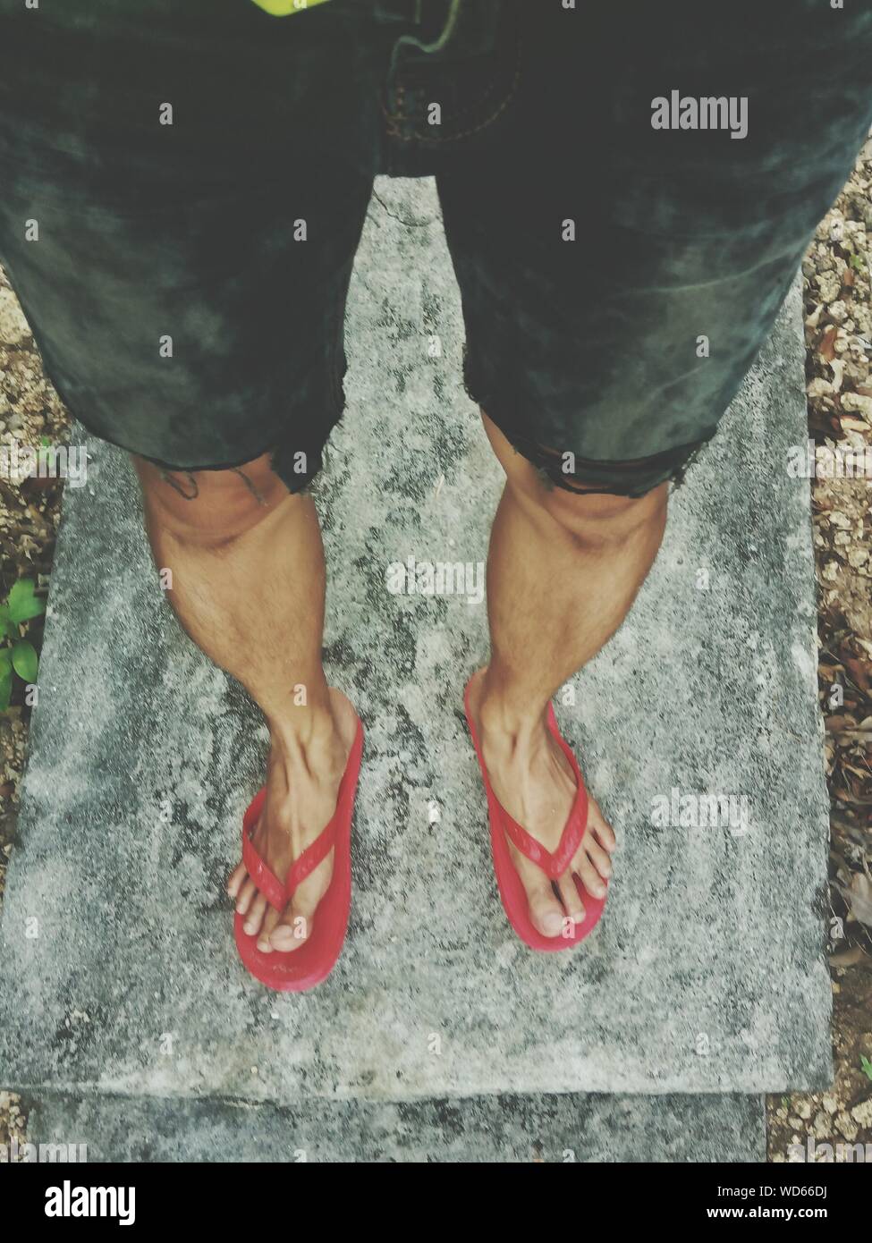 men wearing flip flops