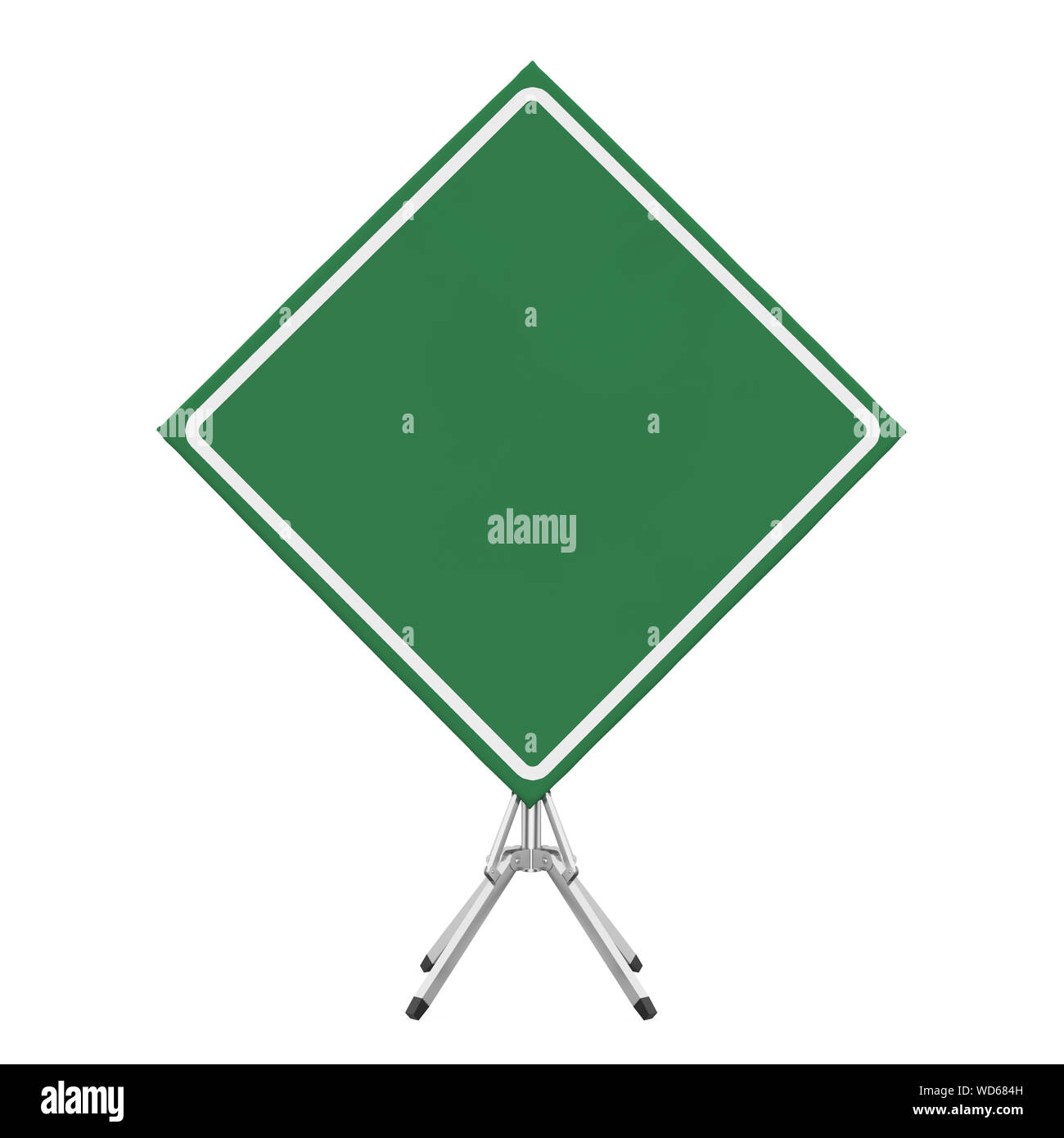 Blank Traffic Sign Isolated Stock Photo - Alamy