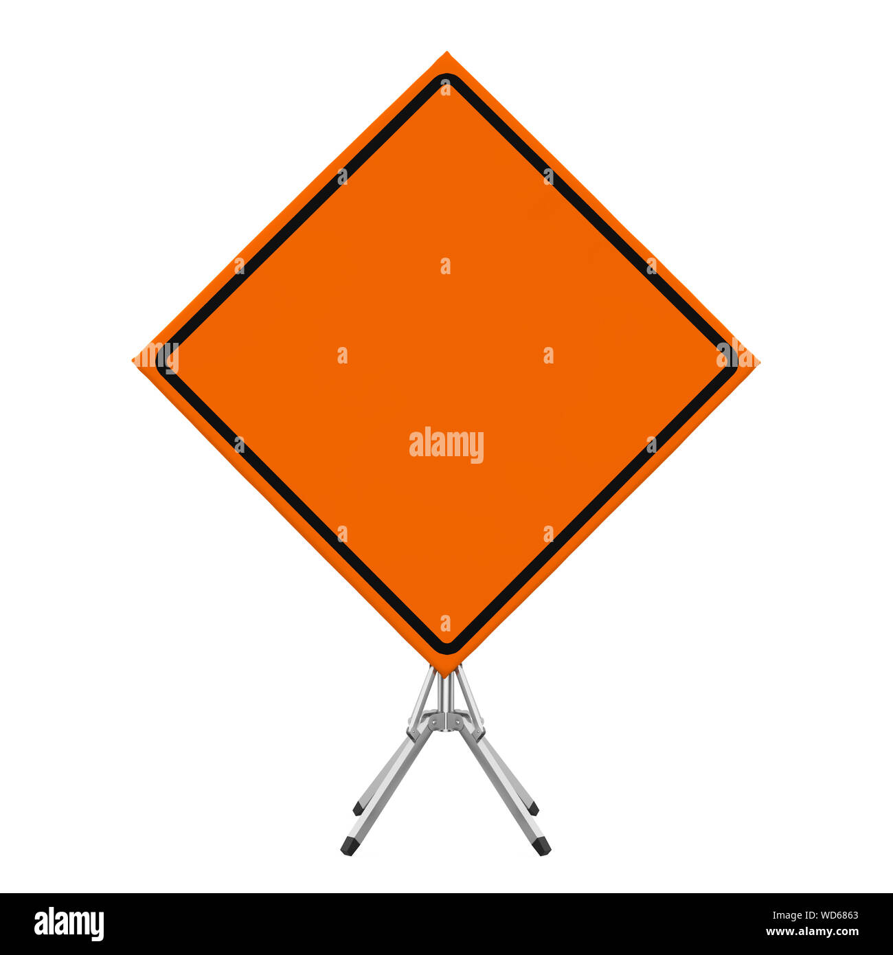 Blank Traffic Sign Isolated Stock Photo - Alamy