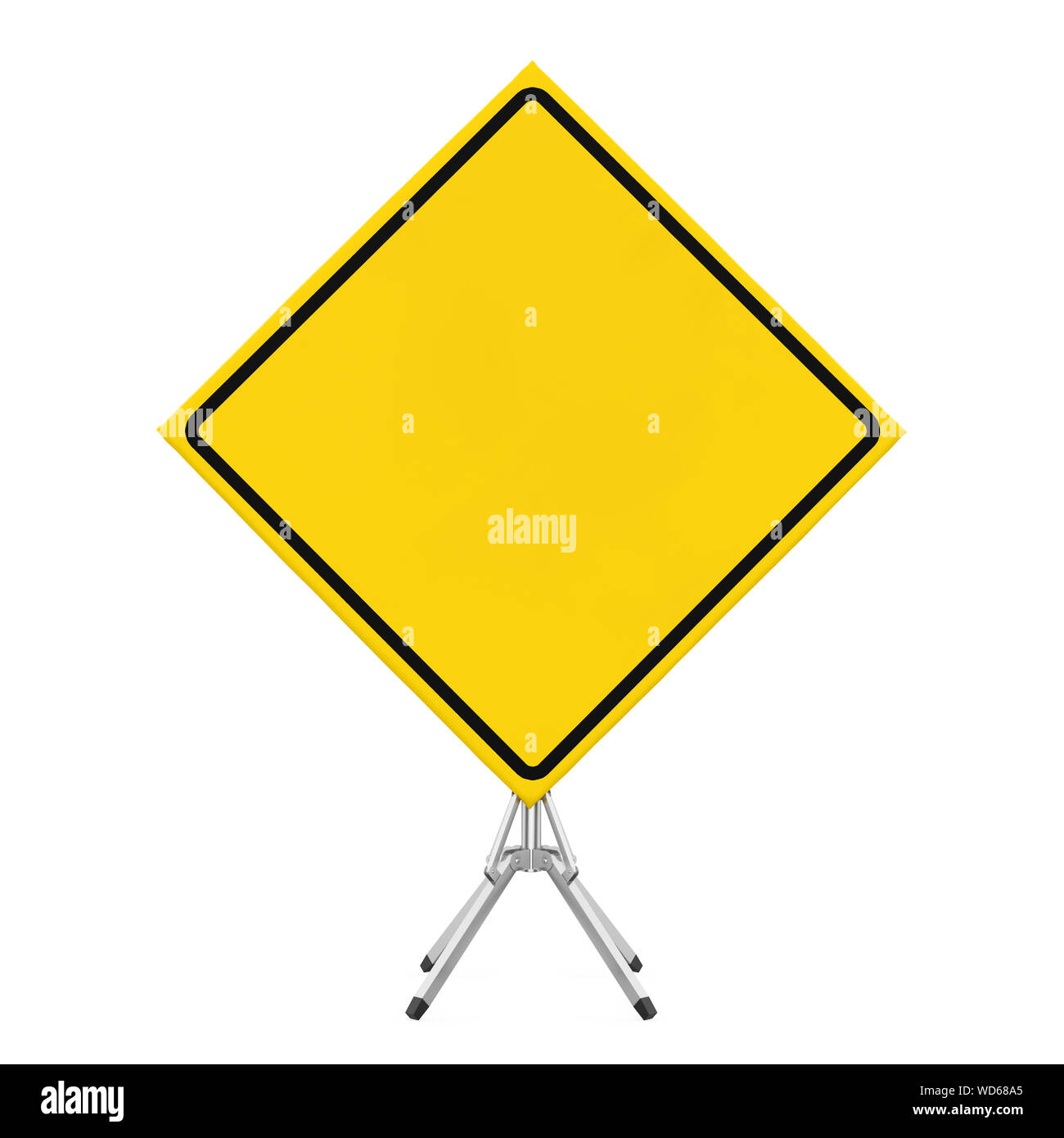 Blank Traffic Sign Isolated Stock Photo - Alamy