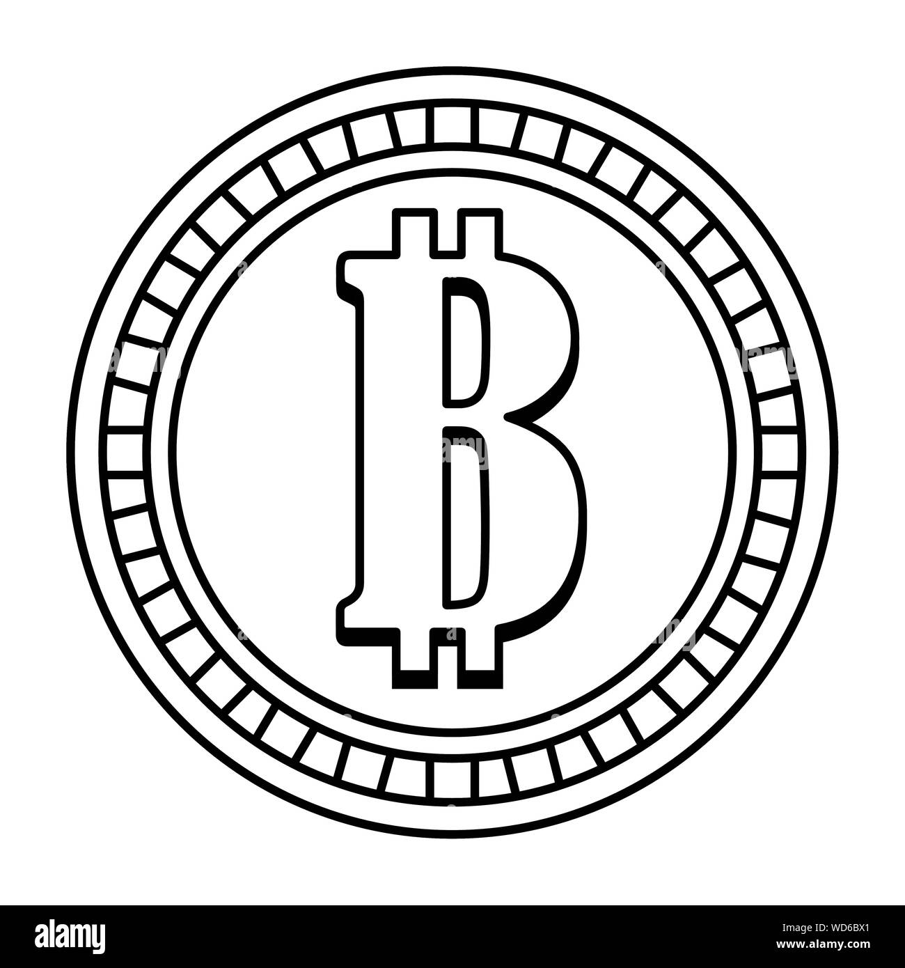 Isolated Bitcoin vector design Stock Vector Image & Art - Alamy