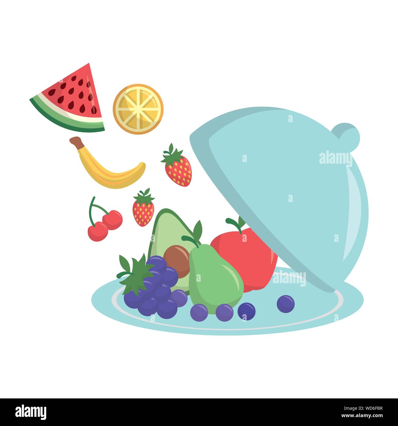 Isolated fruits vector design Stock Vector Image & Art - Alamy